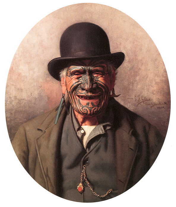 Note that the moko tattoos were around for many years, but the idea of Note that the moko tattoos were around for many years, but the idea of