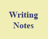 Writing Notes